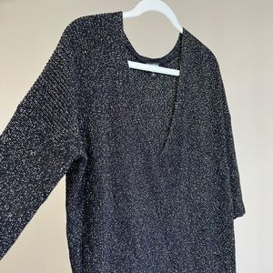 Black Knit Express Sweater